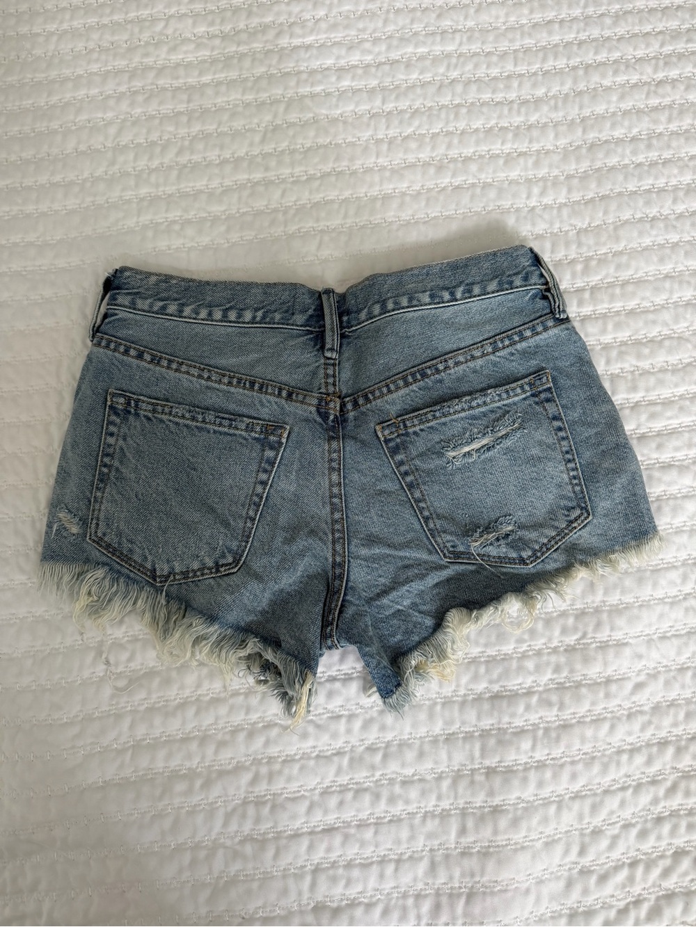 We The Free Denim Shorts - Light Blue - Picture 2 of 4